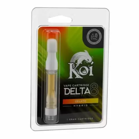 Koi Delta 8 THC Vape Cartridge – Gelato